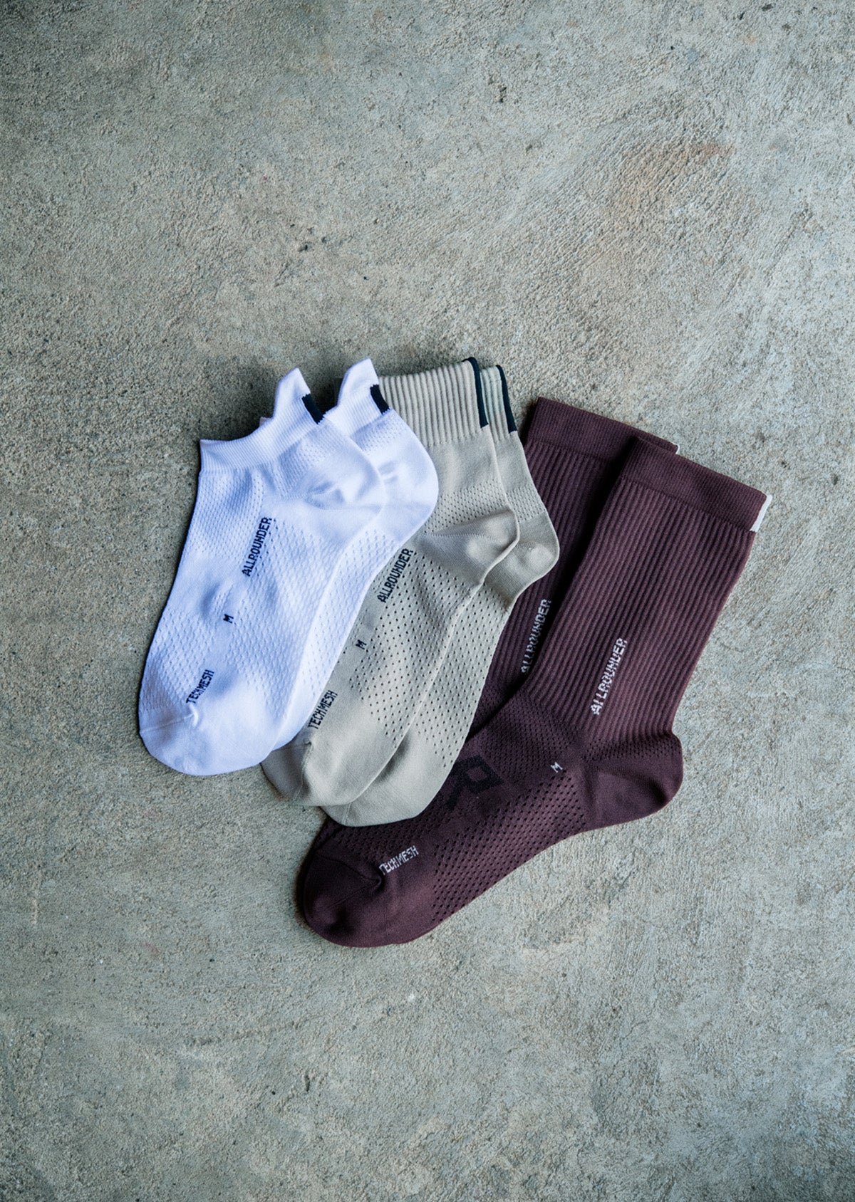 オールラウンダー テックメッシュ ノーショウソックス