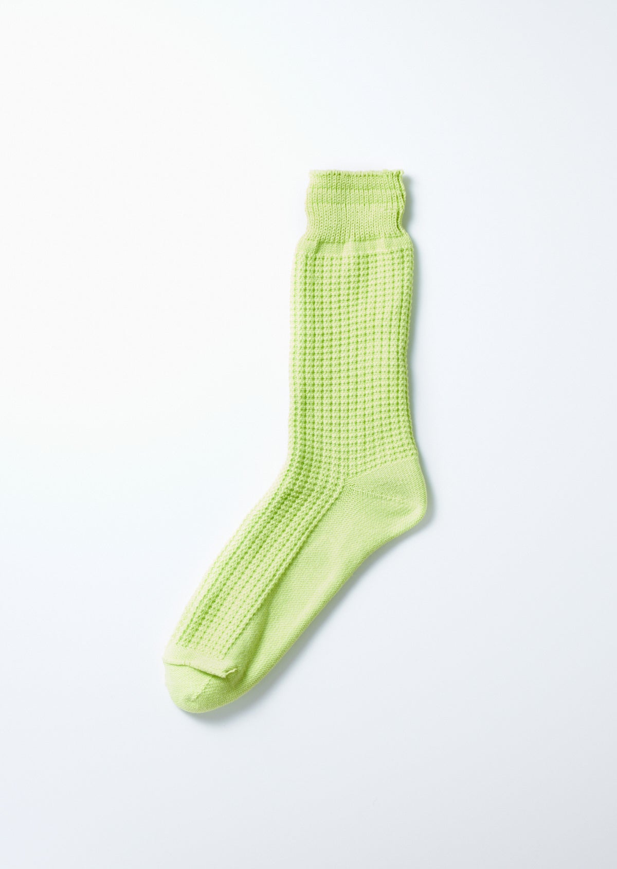 COTTON WAFFLE CREW SOCK