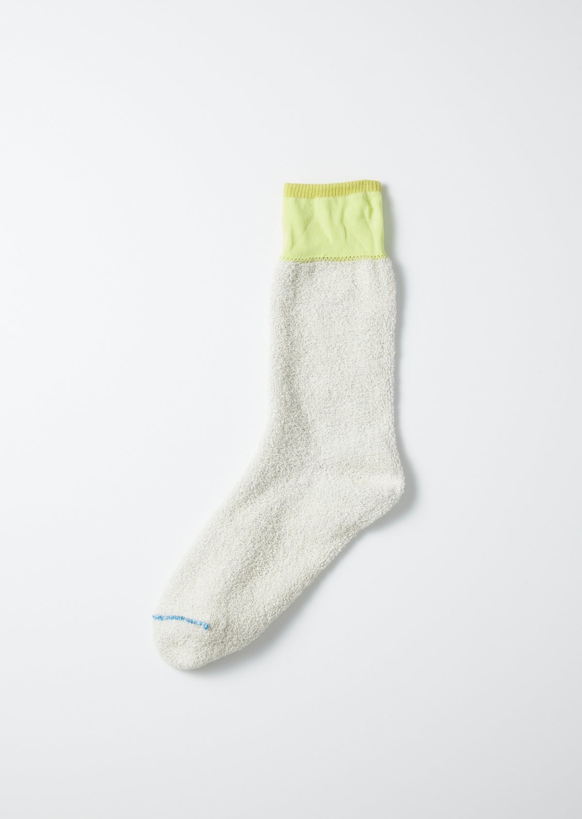 ダブルフェイス クルーソックス ”シルク&コットン”