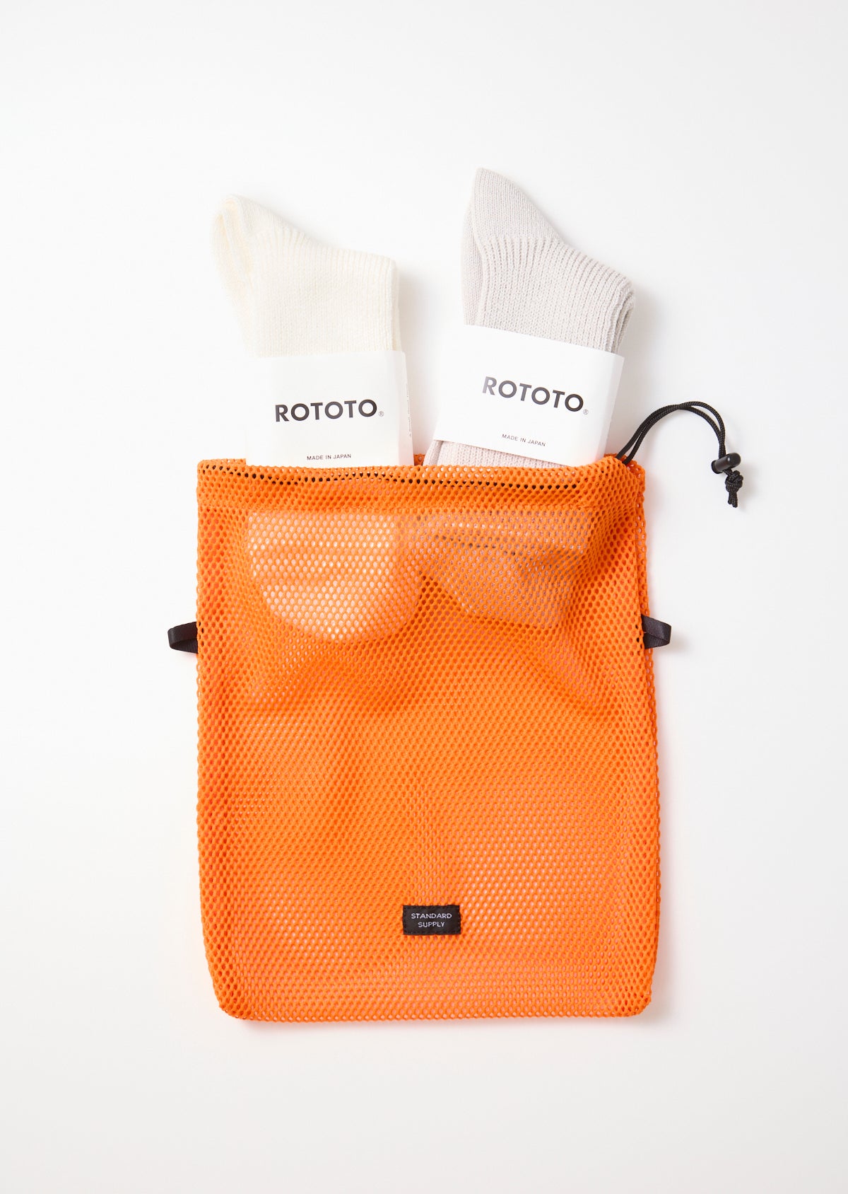 STANDARD SUPPLY×ROTOTO ”トラベラーズ メッシュ 2パック”