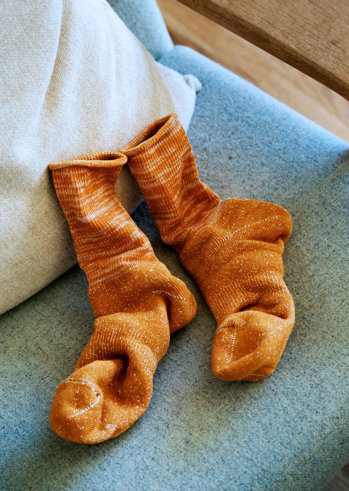 和紙パイル クルーソックス