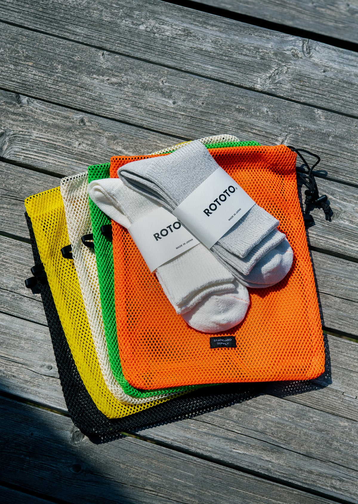 STANDARD SUPPLY×ROTOTO ”トラベラーズ メッシュ 2パック”