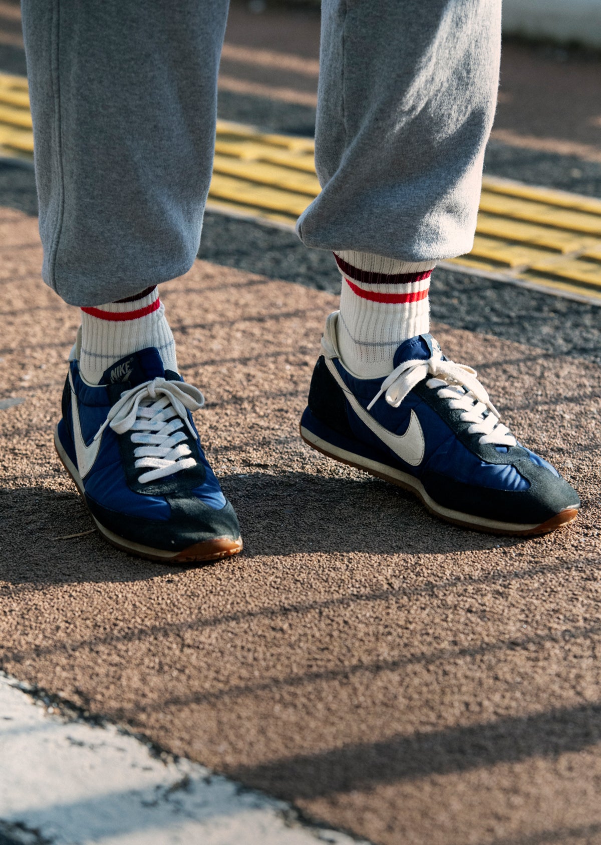 オールラウンダー 2ストライプ メリノクルー