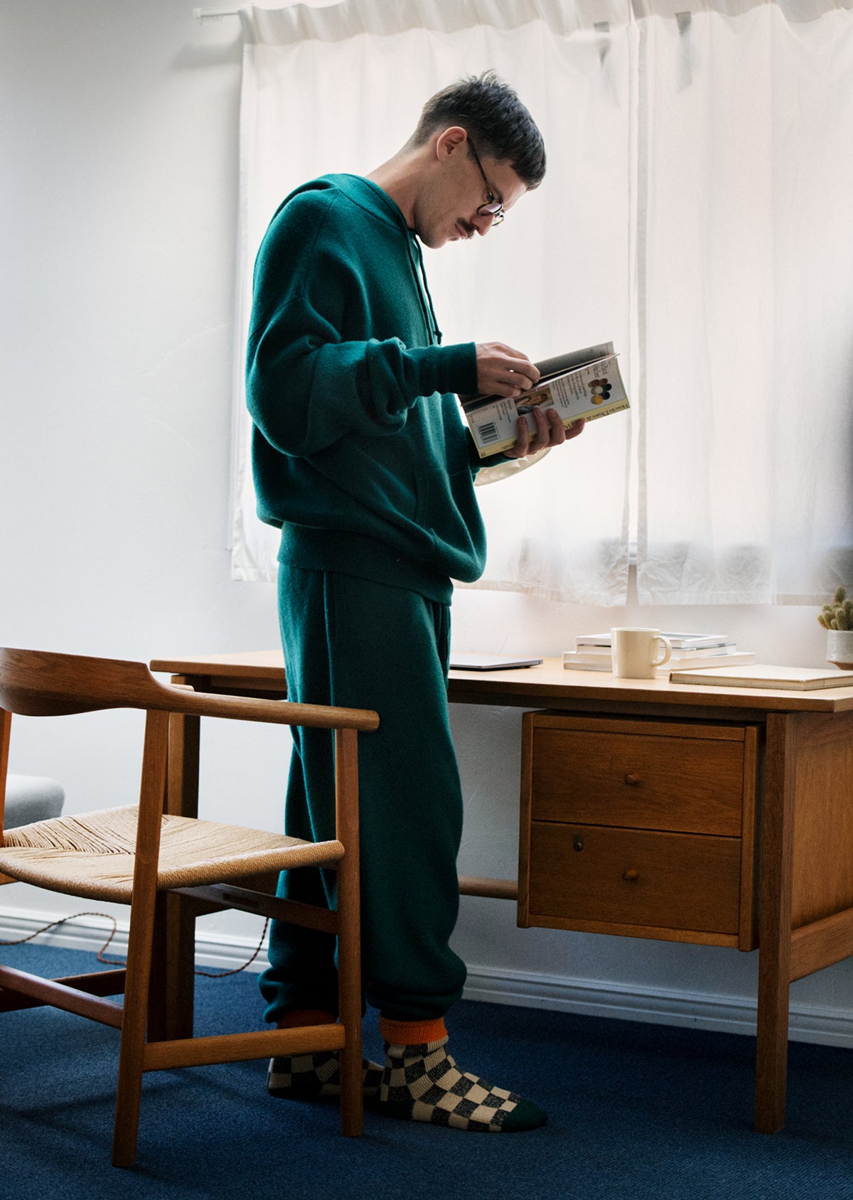 パイル ルームソックス チェッカーボード