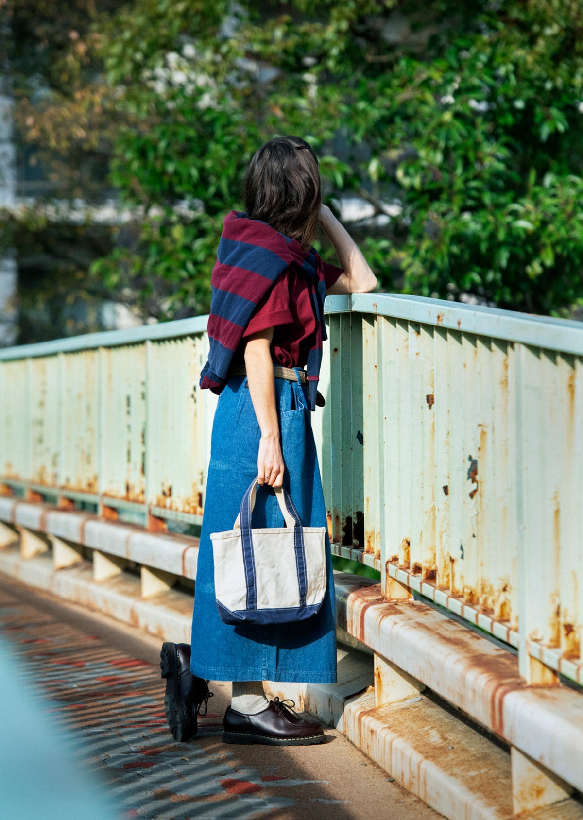 ダブルフェイス ミニクルーソックス "オーガニックコットン"