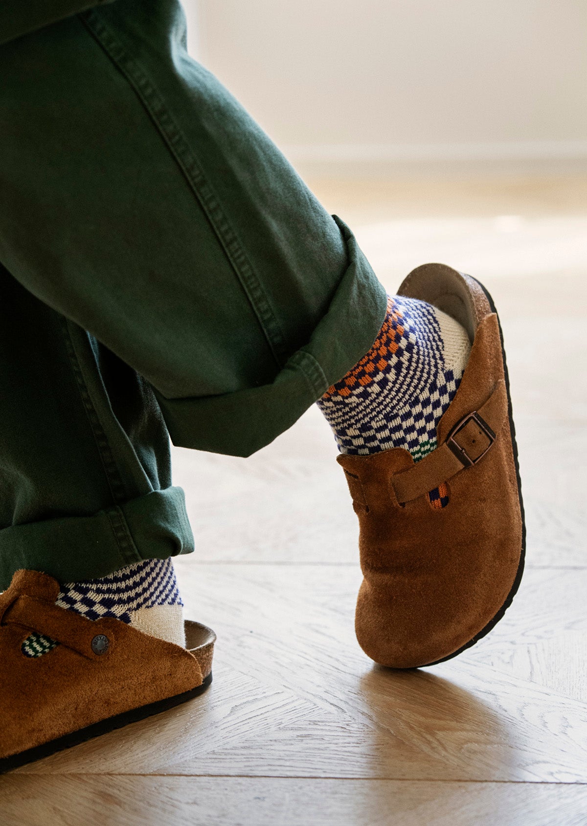 チェック&ステップ ソックス