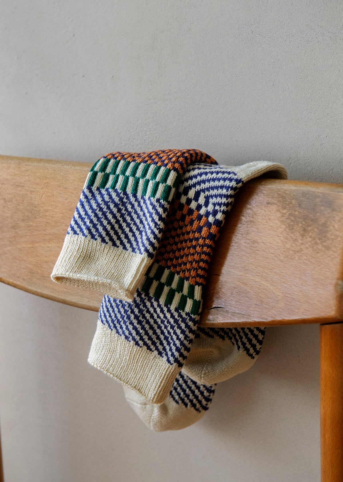 チェック&ステップ ソックス