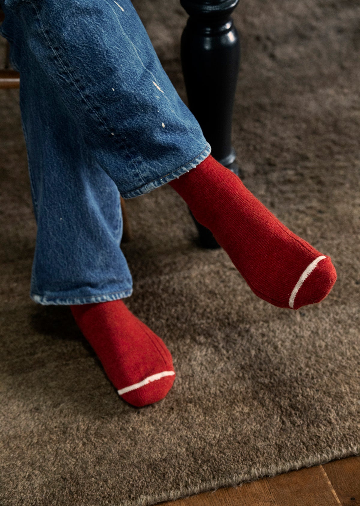 メリノラムウール クルーソックス