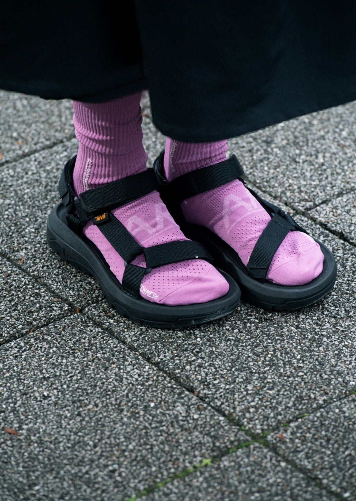 オールラウンダー テックメッシュシリーズクルーソックス - R1593