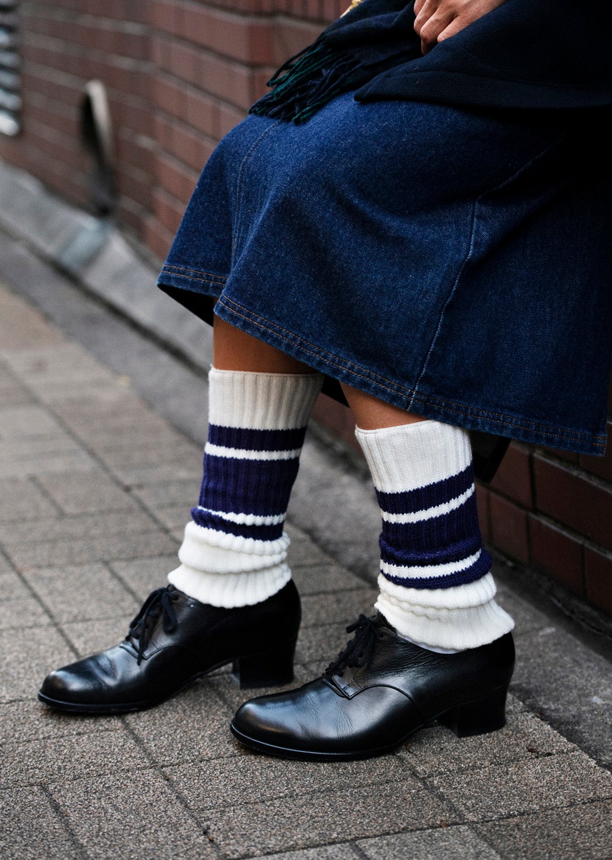 COARSE RIBBED OLDSCHOOL LEG WARMER