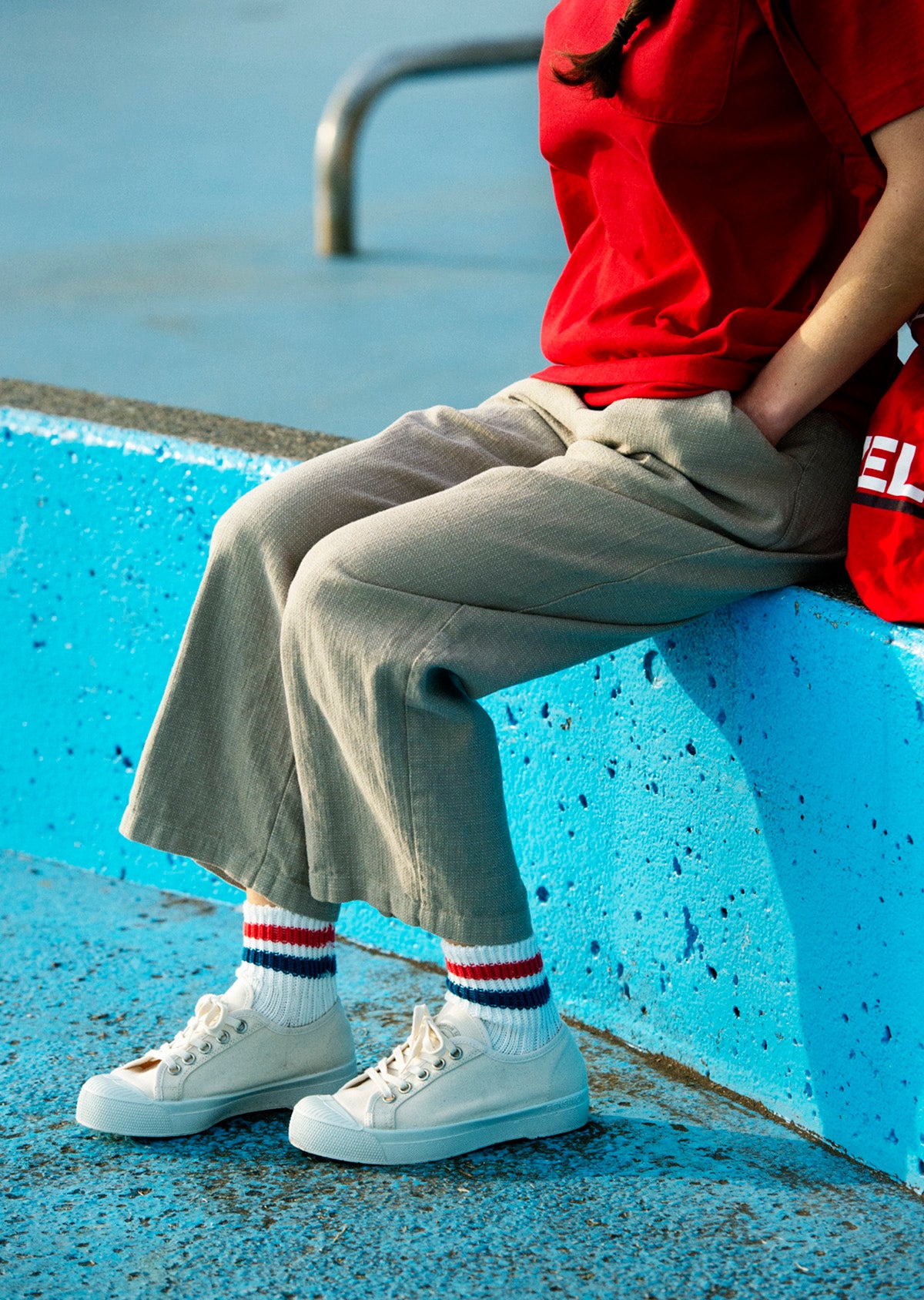 O.S. RIBBED ANKLE SOCKS