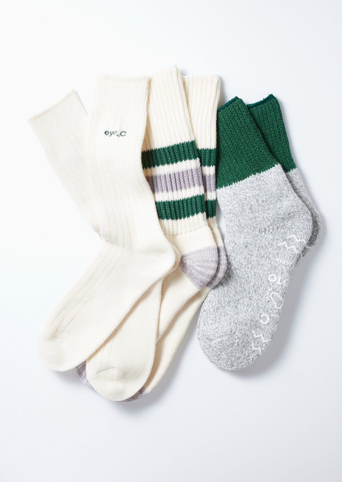 [ご購入の際、注意事項をご確認ください] eye_C × ROTOTO Triple Pack ’Ivy Green’