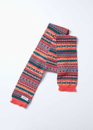 ROTOTO SOCKSTOLE ”FAIRISLE PATTERN” - R5097｜コットンマフラー｜ROTOTO 公式オンラインストア – ROTOTO（ロトト）
