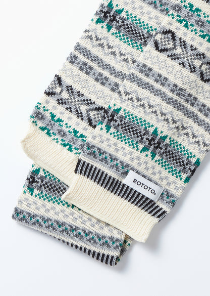 ROTOTO SOCKSTOLE ”FAIRISLE PATTERN”