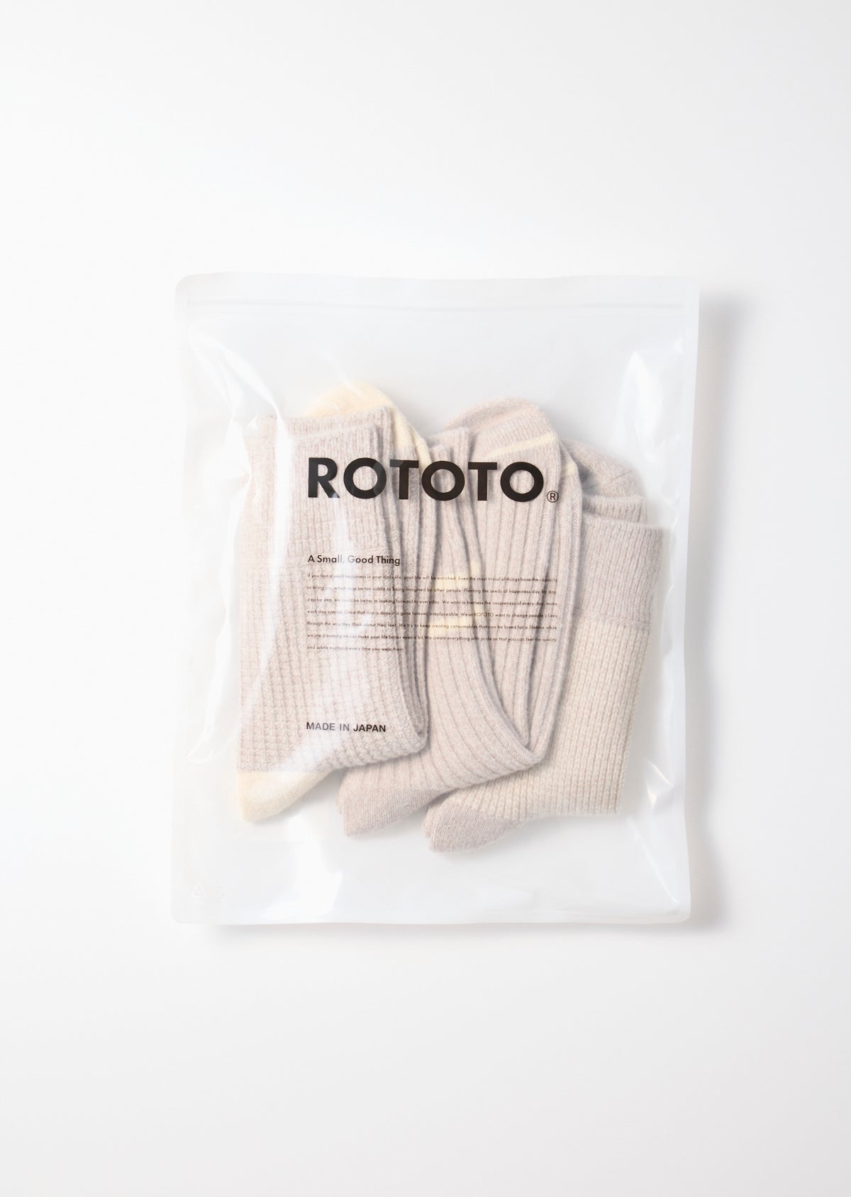 リサイクルコットン/ウール デイリー3パックソックス