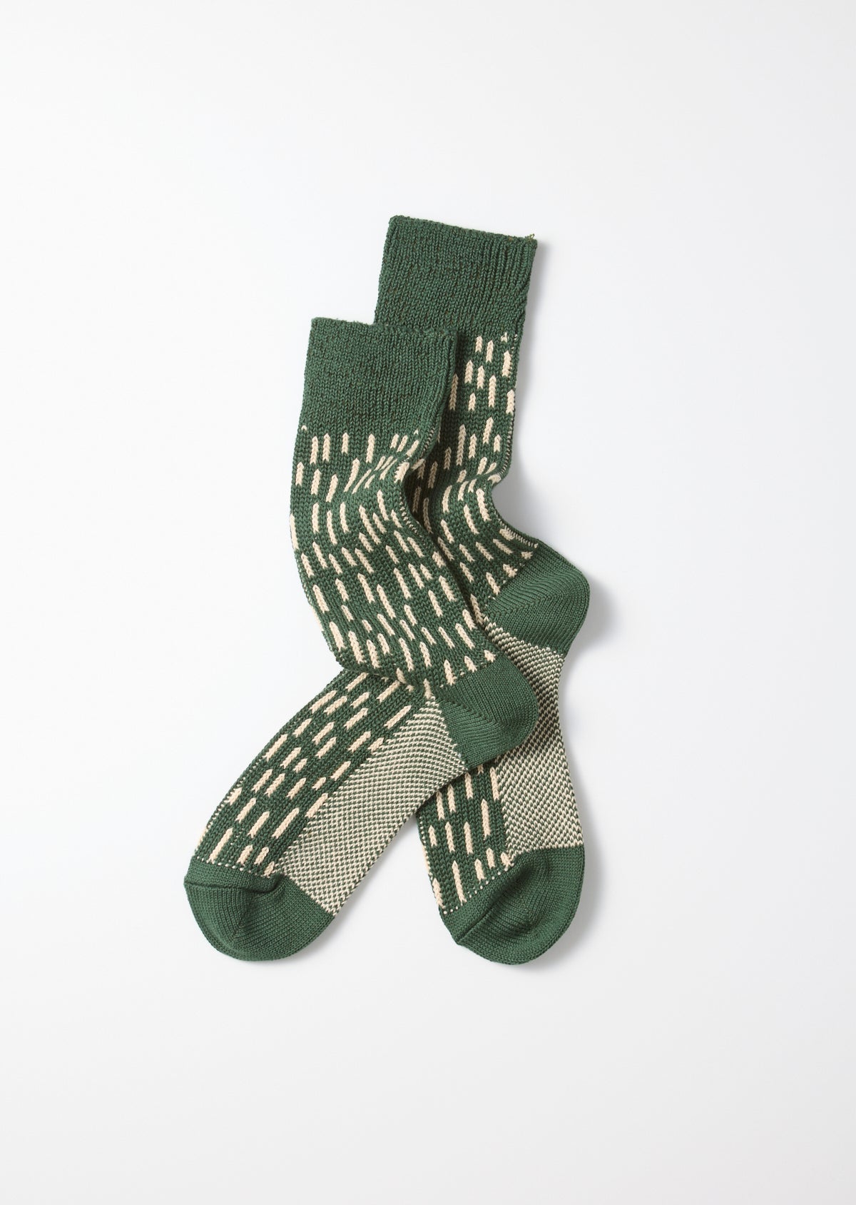 GREEN / IVORY