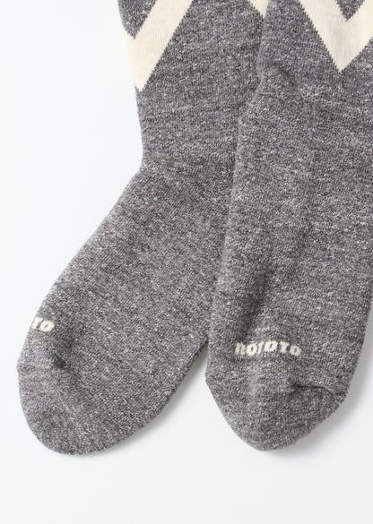 RAFFY SWEAT SOCKS ”ZIG ZAG ”