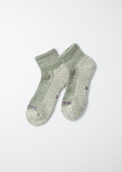 ヘンプ/オーガニックコットン パイルアンクルソックス