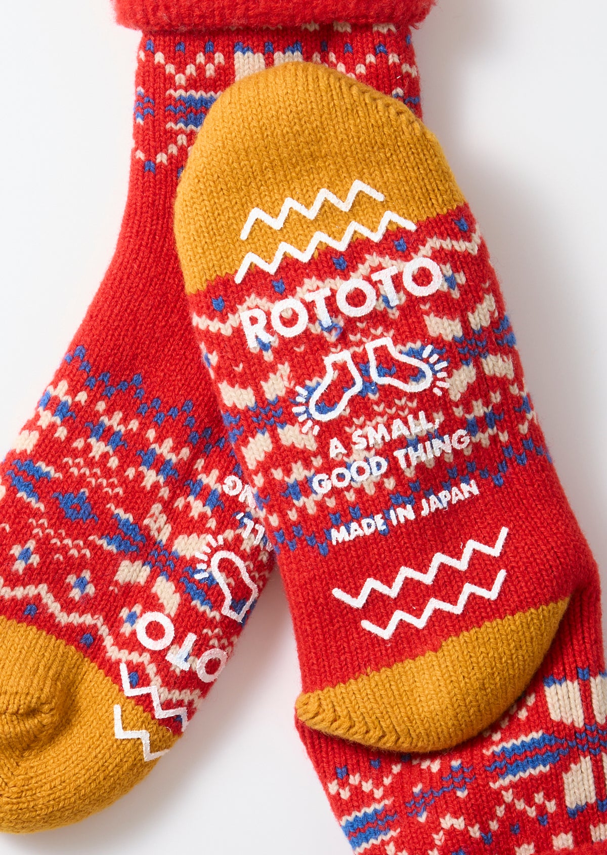 コンフィルームソックス”スノーフレーク”- R1624｜靴下｜ROTOTO公式