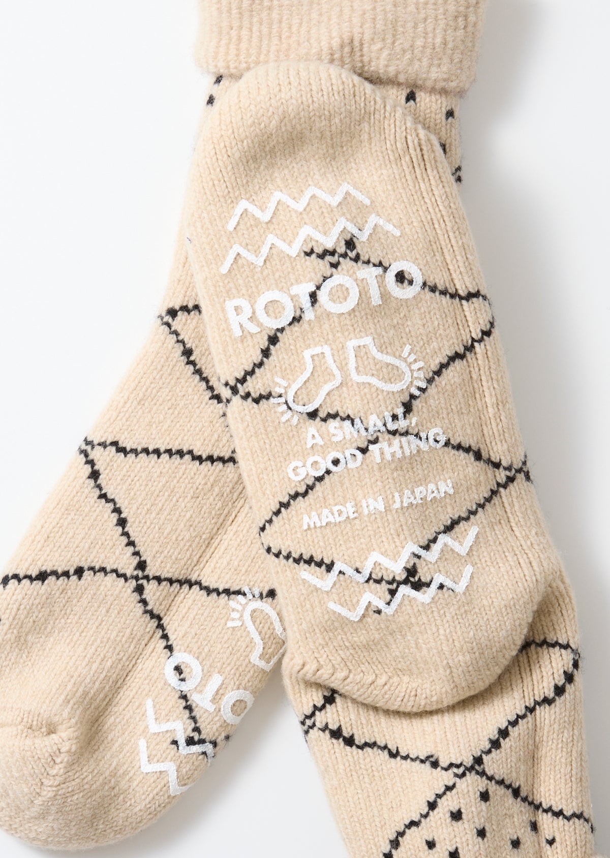 メリノラムウール ルームソックス ”ベニワレン” - R1633｜靴下｜ROTOTO