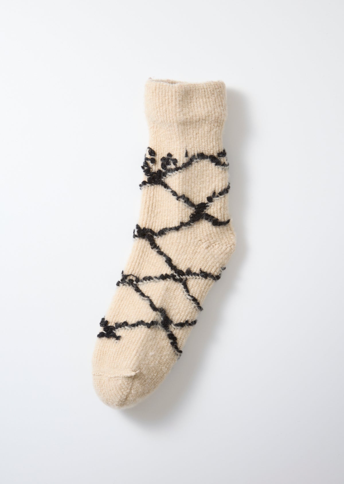 メリノラムウール ルームソックス ”ベニワレン”