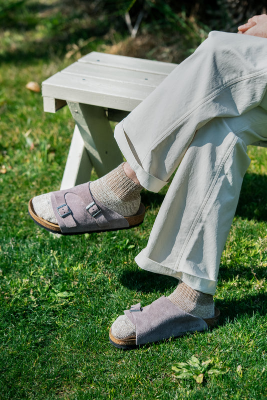 ヘンプ/オーガニックコットン パイルアンクルソックス