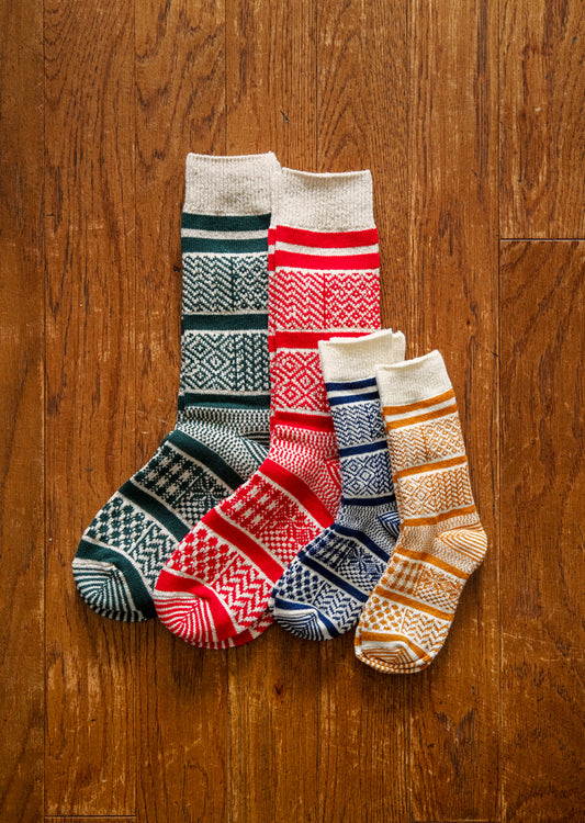 キッズ マルチジャカードソックス