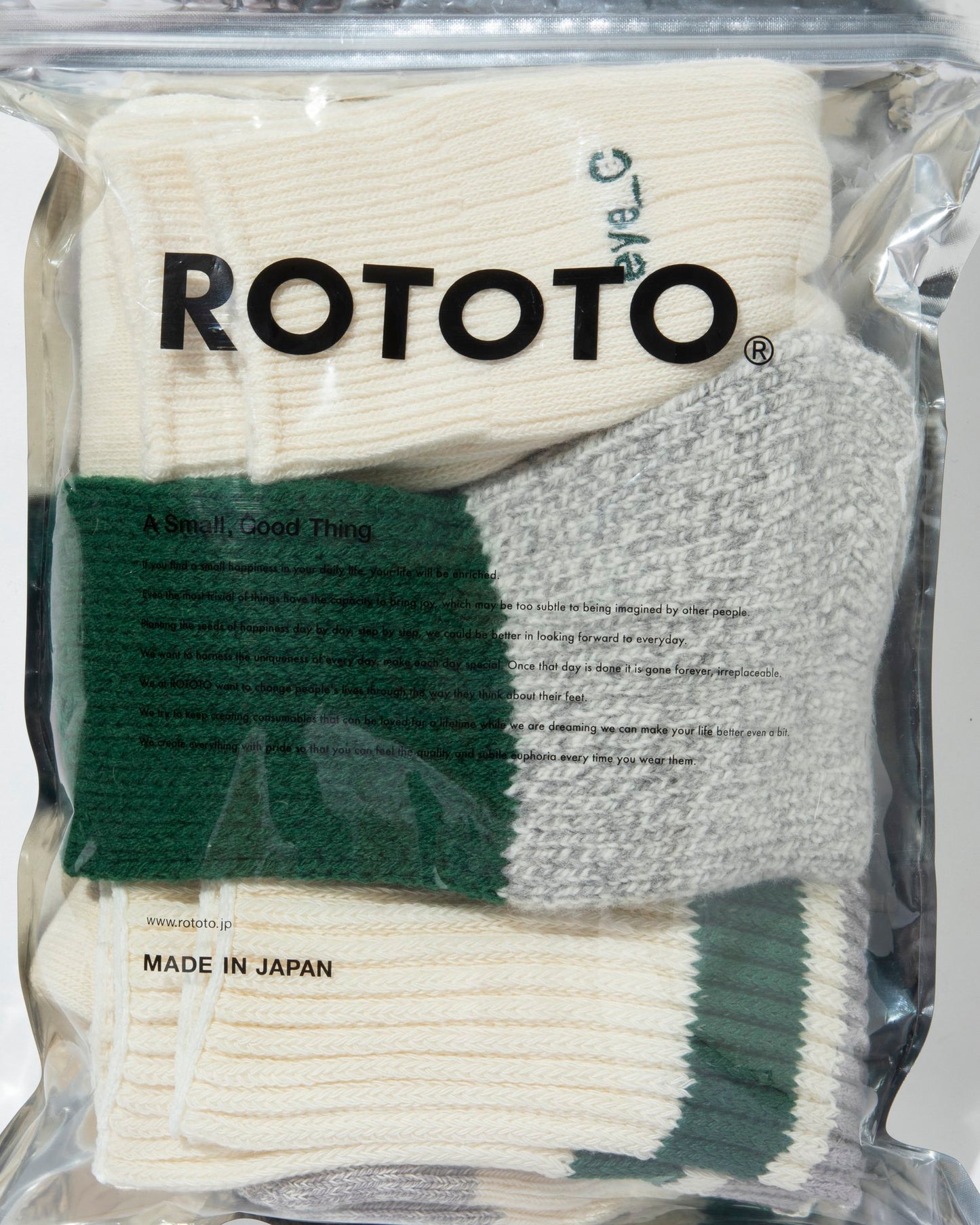 [ご購入の際、注意事項をご確認ください] eye_C × ROTOTO Triple Pack ’Ivy Green’