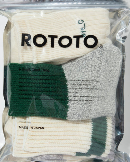 [ご購入の際、注意事項をご確認ください] eye_C × ROTOTO Triple Pack ’Ivy Green’