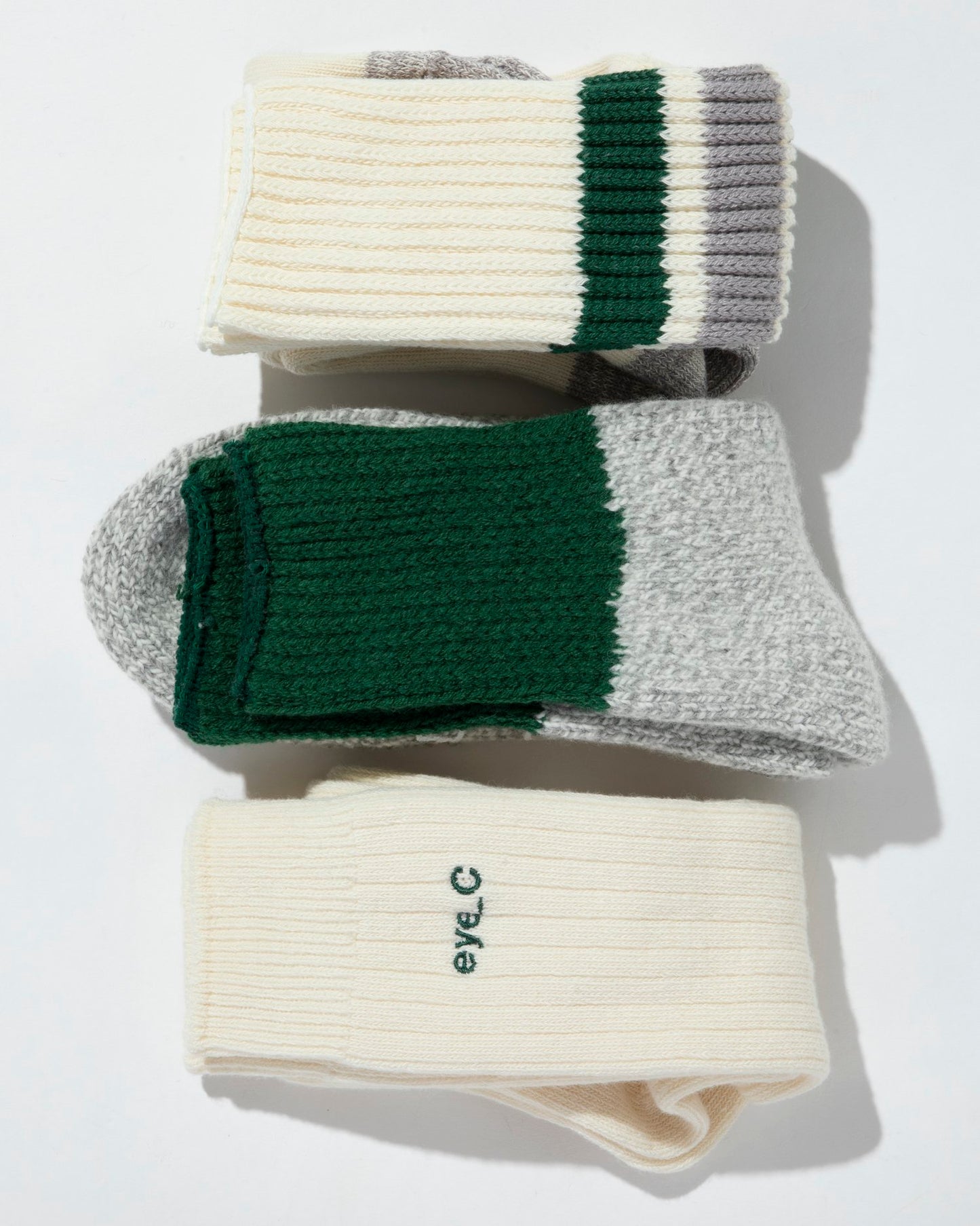 [ご購入の際、注意事項をご確認ください] eye_C × ROTOTO Triple Pack ’Ivy Green’