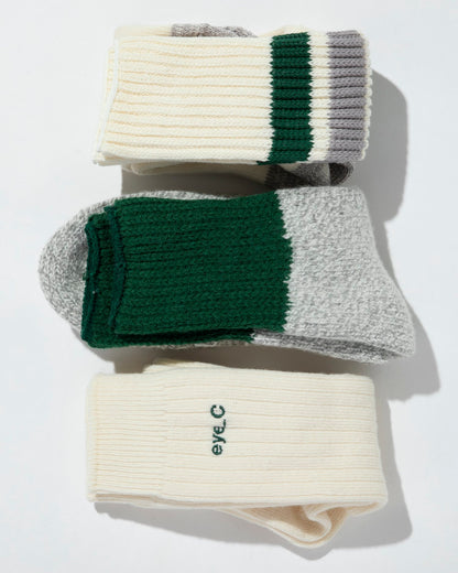 [ご購入の際、注意事項をご確認ください] eye_C × ROTOTO Triple Pack ’Ivy Green’
