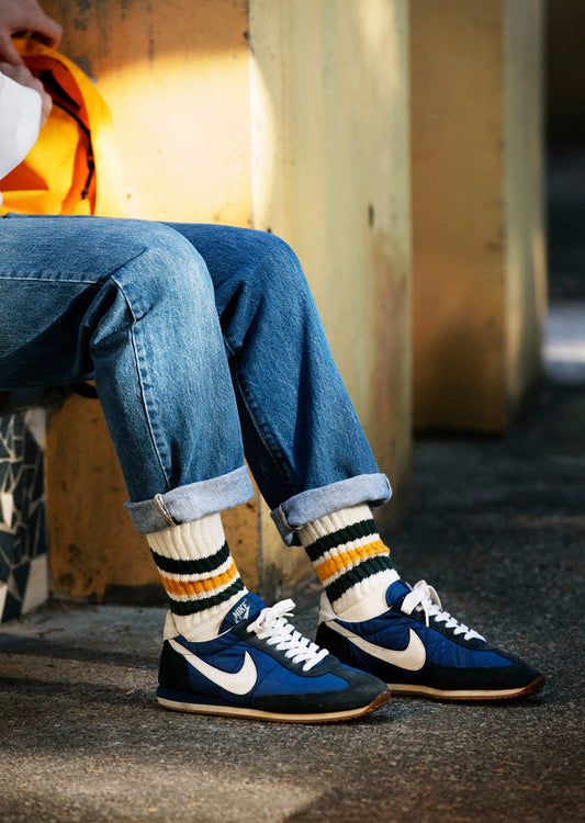 コースリブ オールドスクール クルーソックス