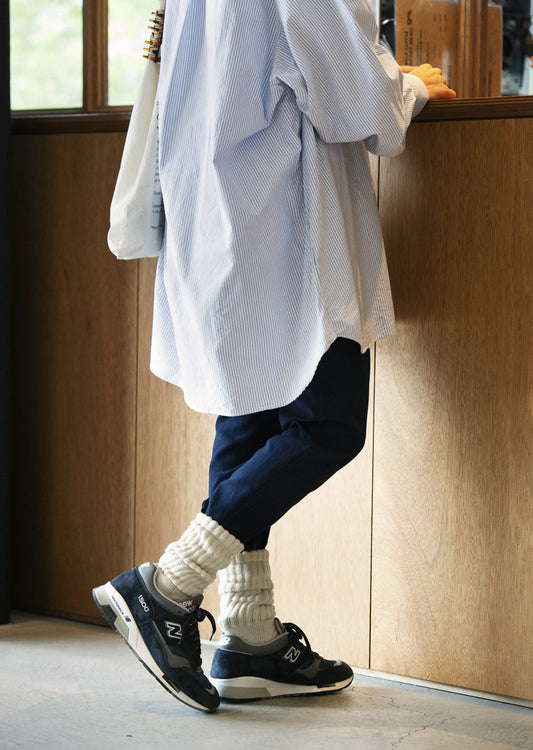 ルーズパイル クルーソックス