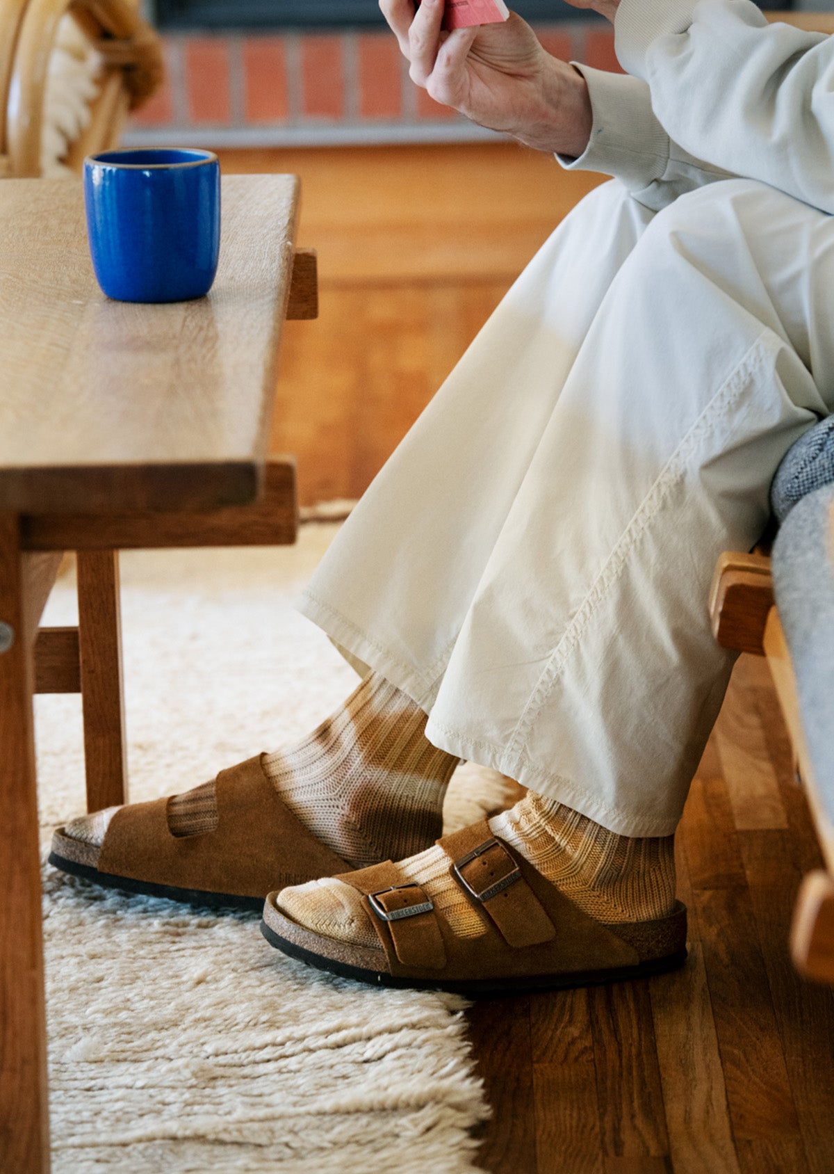 チャンキーリブ クルーソックス タイダイ