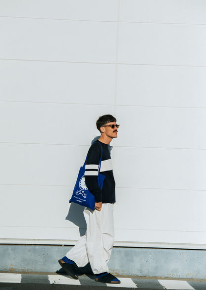 バーチカルライン リネンコットンソックス