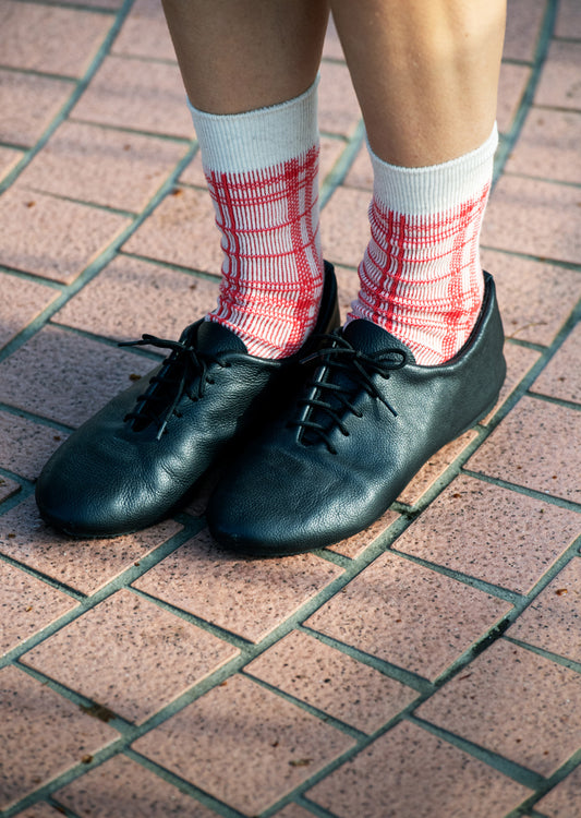 フレンチ ティータオル パターンソックス