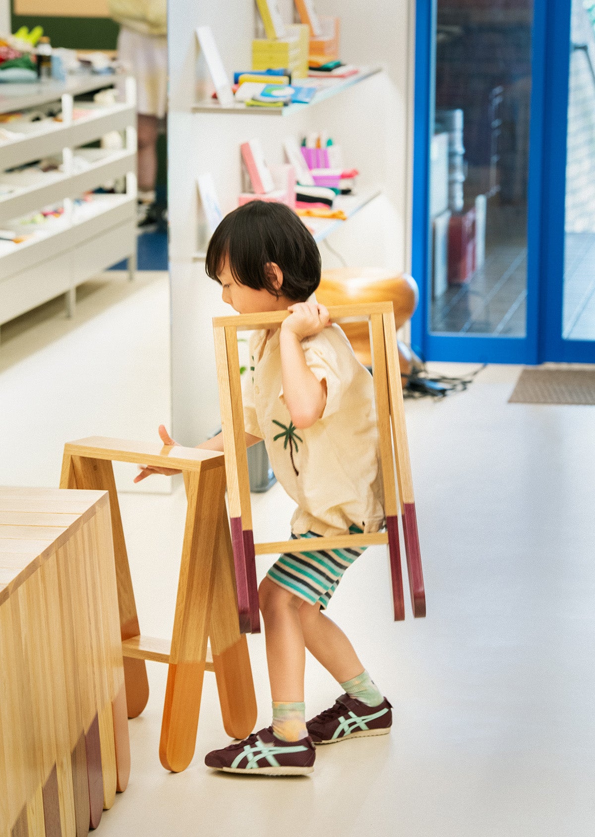 キッズ オーガニックコットン パイルアンクルソックス ”タイダイ