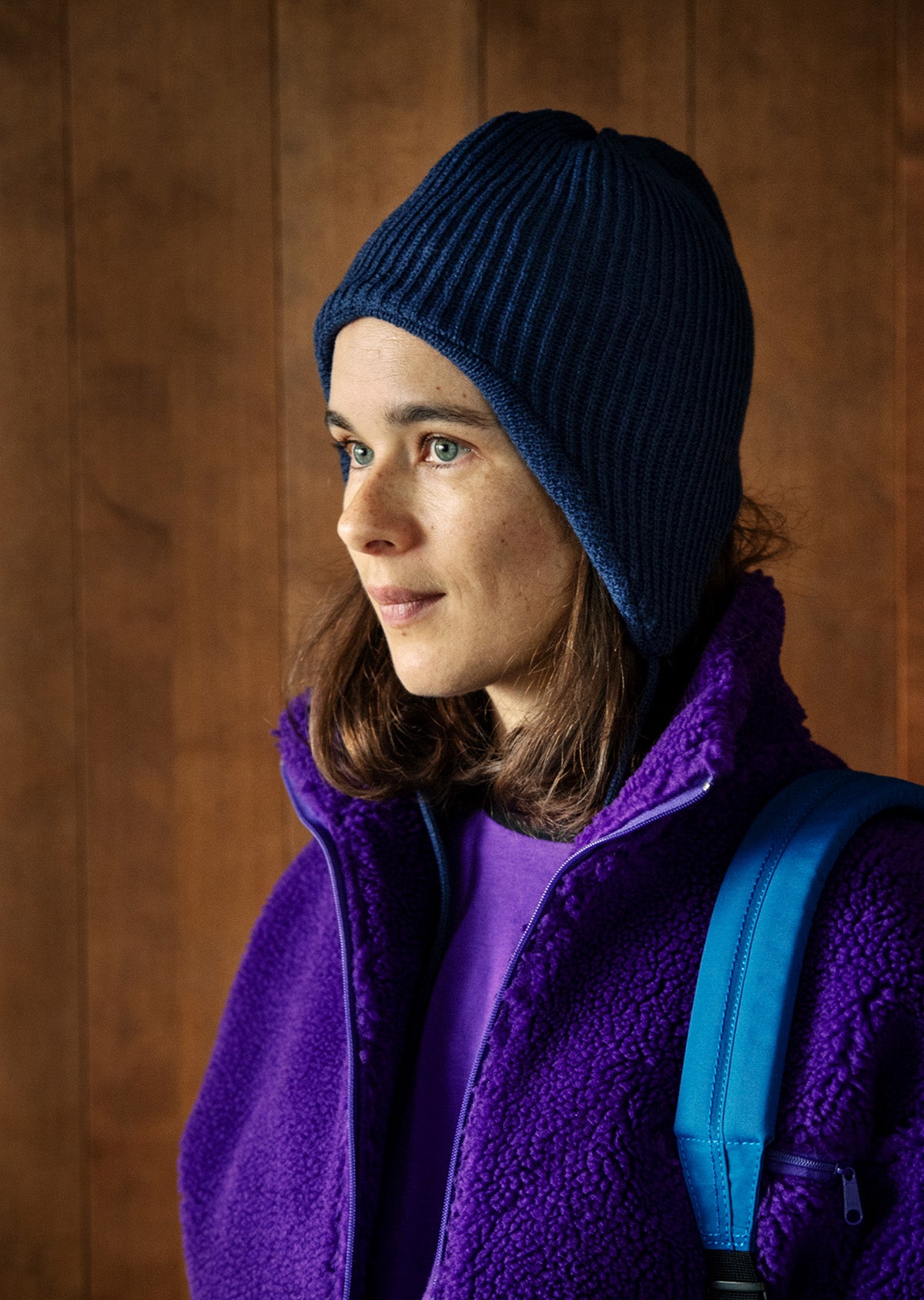 イヤーフラップビーニー