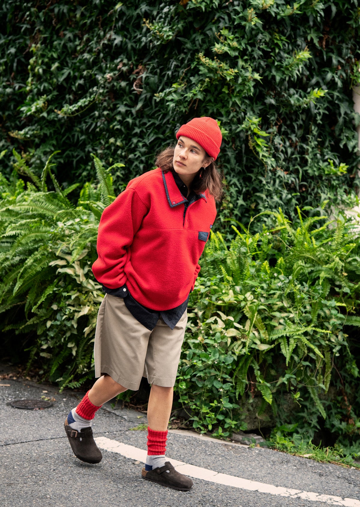 マルチ ルーズ パイルソックス - R1631｜靴下｜ROTOTO公式通販