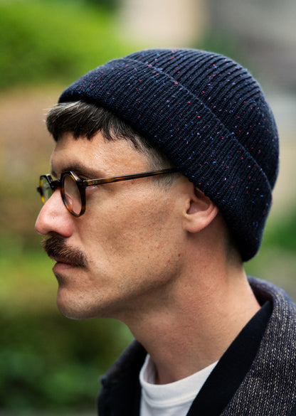 ネップ ウール シームレスビーニー