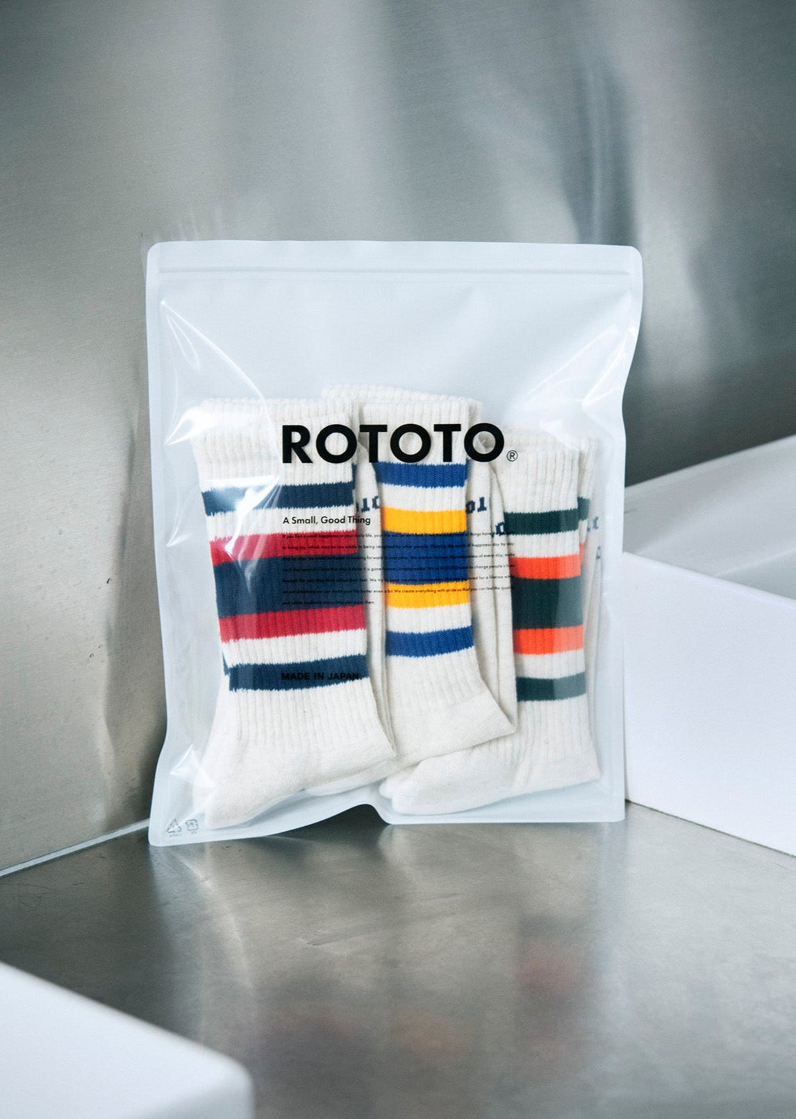 Rototo 3パック ラインソックス - R1622|3足パック靴下|ROTOTO公式通販オンラインストア – ROTOTO(ロトト)