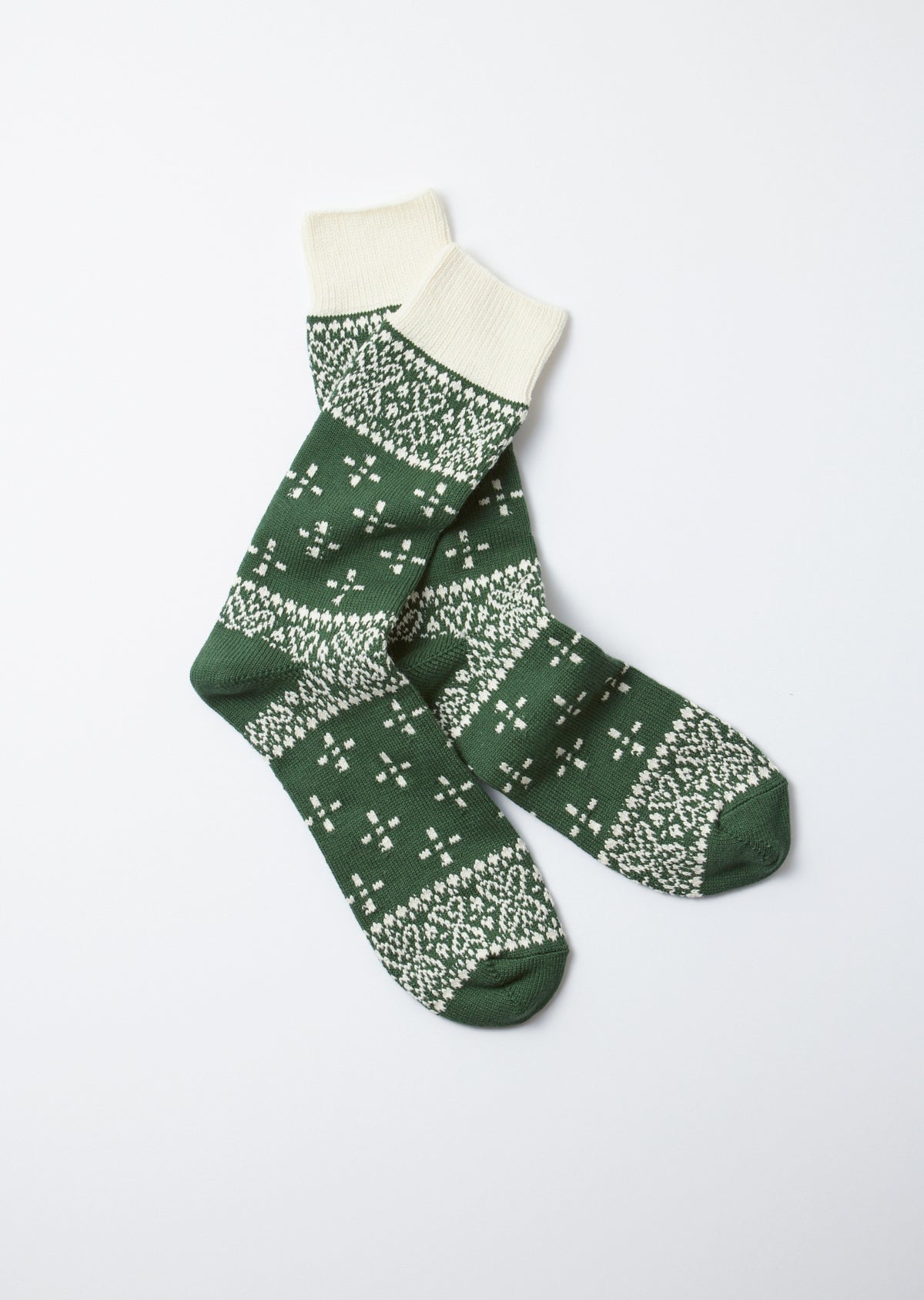 GREEN / IVORY
