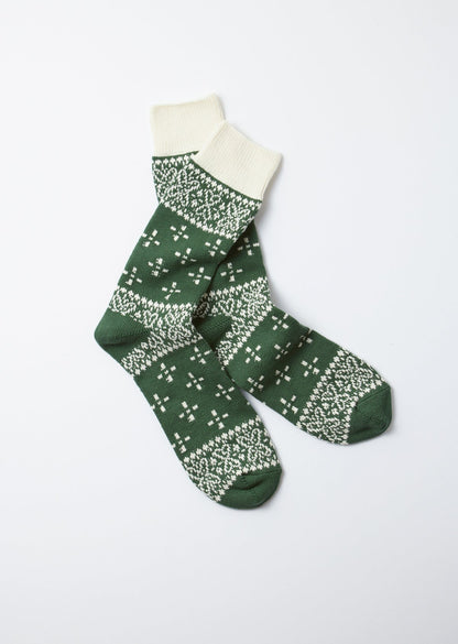 GREEN / IVORY