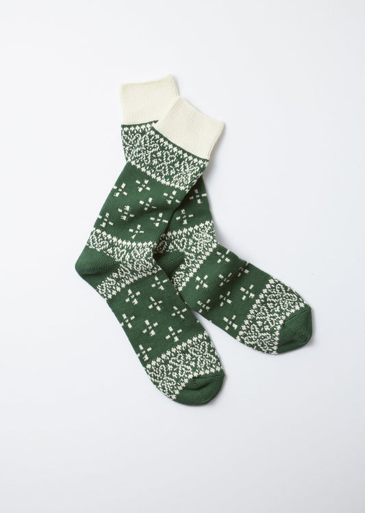 GREEN / IVORY