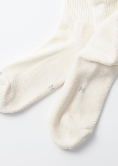 ORGANIC COTTON DOUBLE LAYER CREW SOCKS