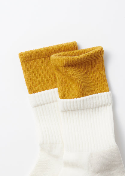 ORGANIC COTTON DOUBLE LAYER CREW SOCKS
