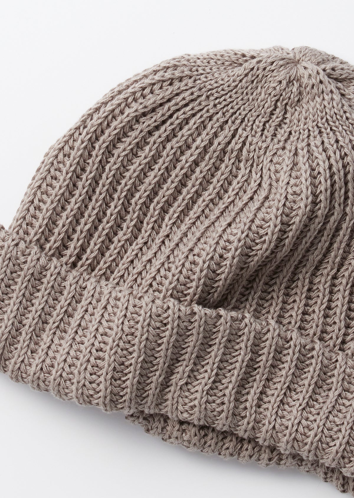 CHUNKY COTTON SHORT BEANIE