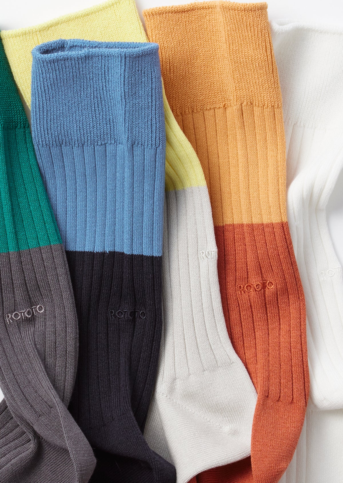 BICOLOR FORMAL SOCKS