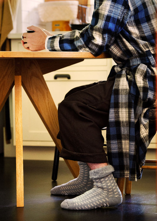 コンフィー ルームソックス バーズアイ