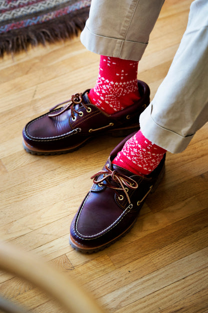 BANDANA PATTERN CREW SOCKS